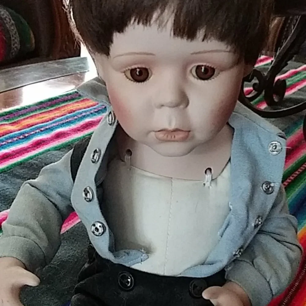 Vintage porcelain boy